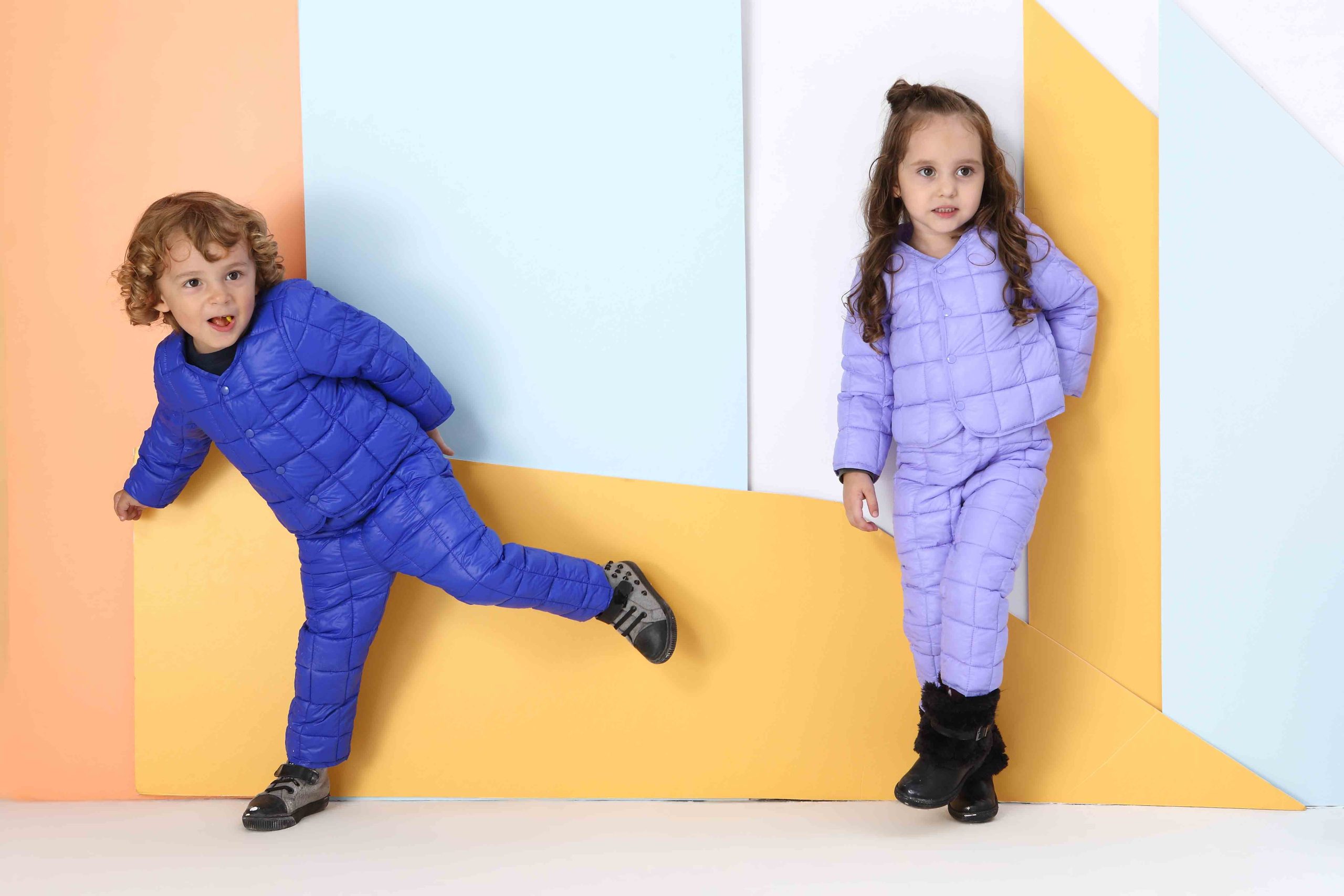 Kids down jacket campaign Shanghai