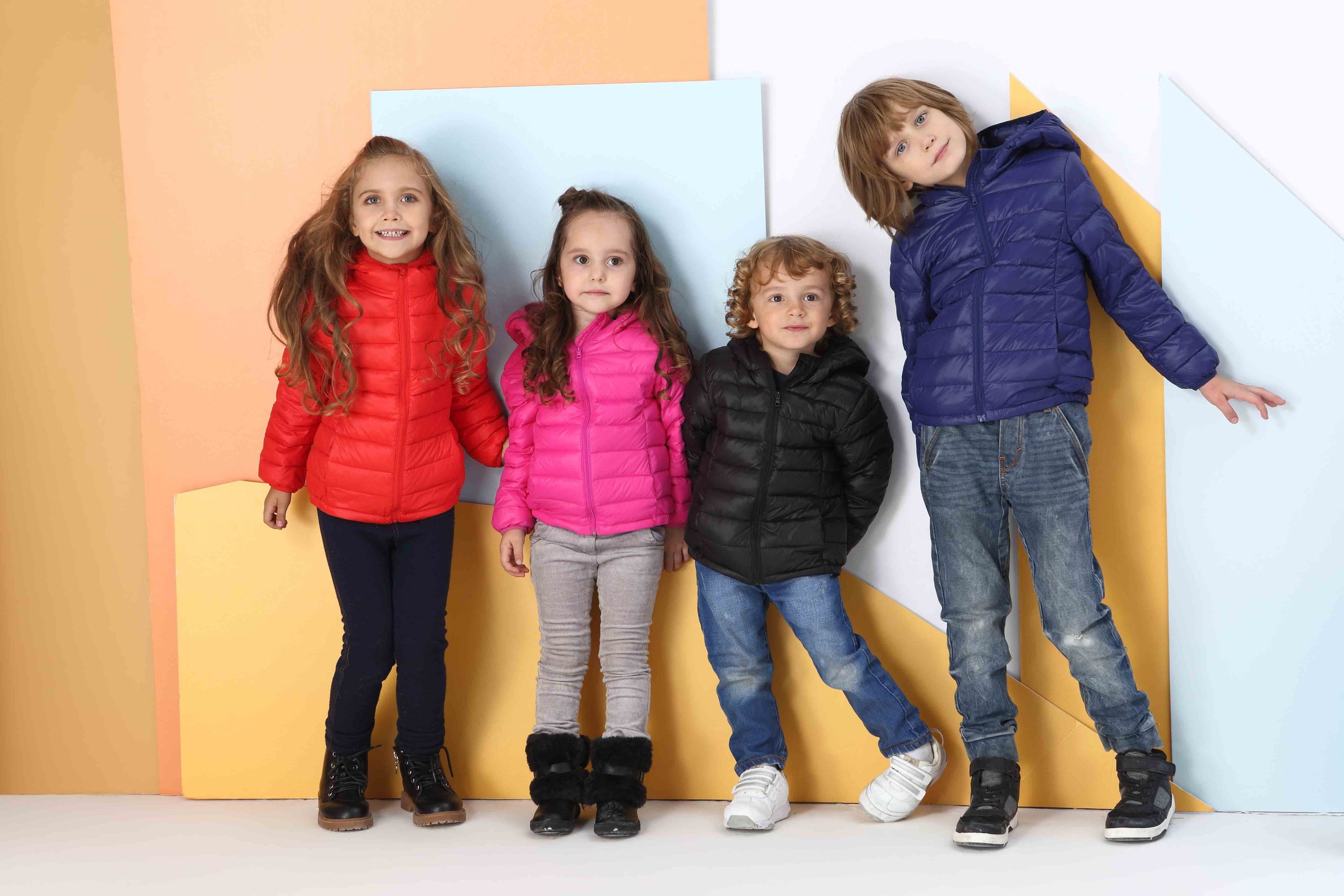 Kids down jacket campaign Shanghai