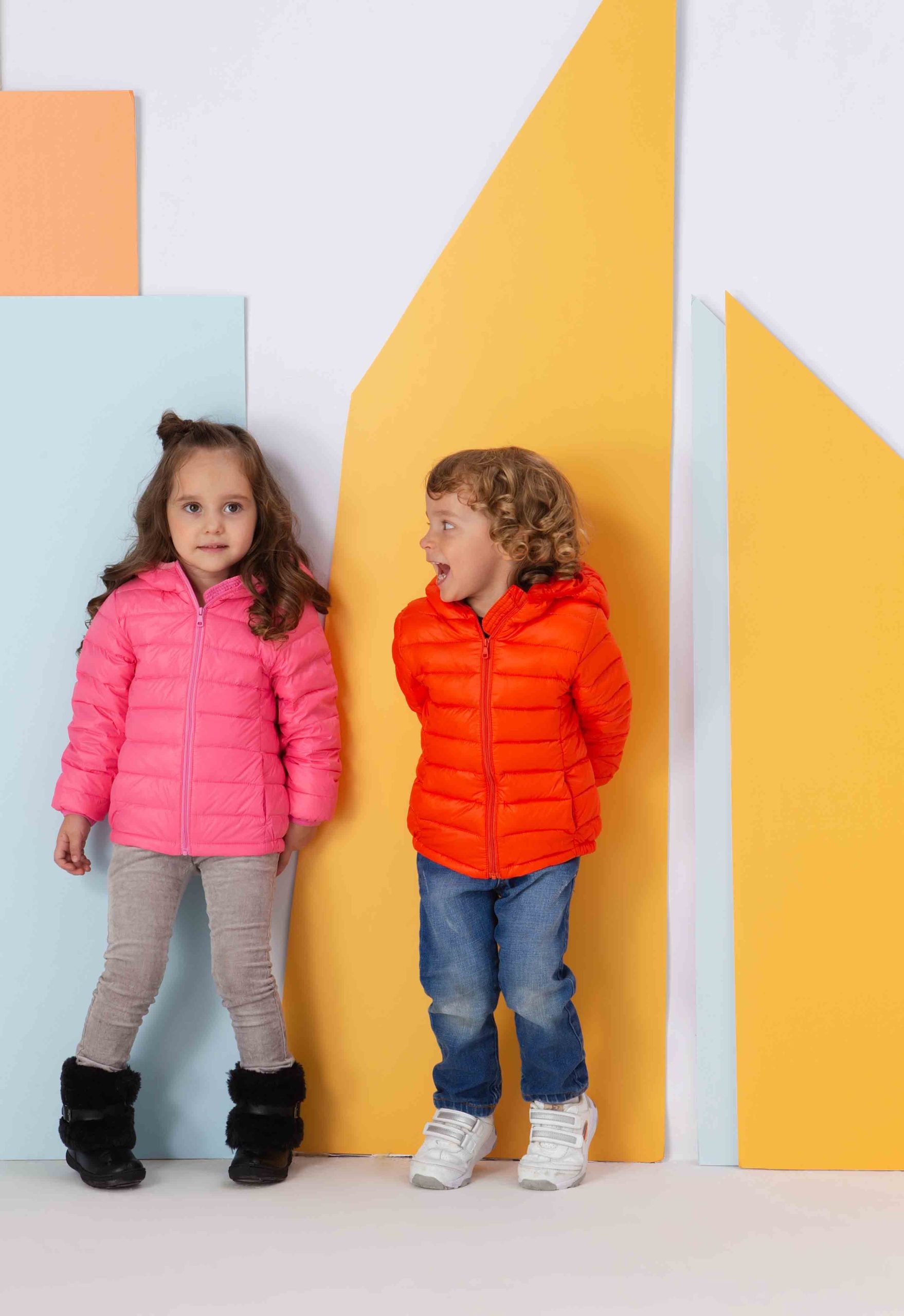 Kids down jacket campaign Shanghai